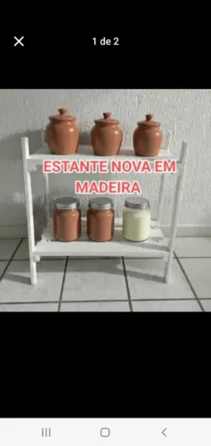 Estante nova em madeira