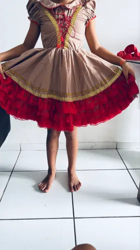 Vestido de são João infantil