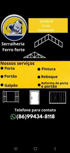 Serviços metalúrgicos e serralharia 