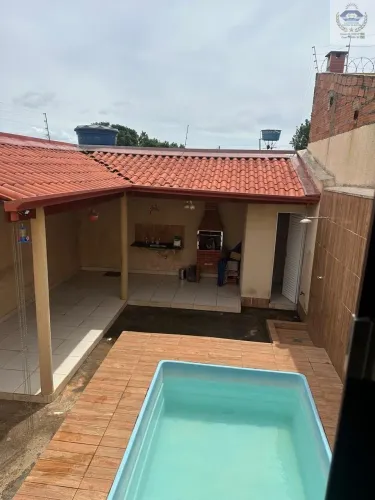 Aluguel de casa de 2Qtos com suite com piscina e varanda goumert em Trindade goias