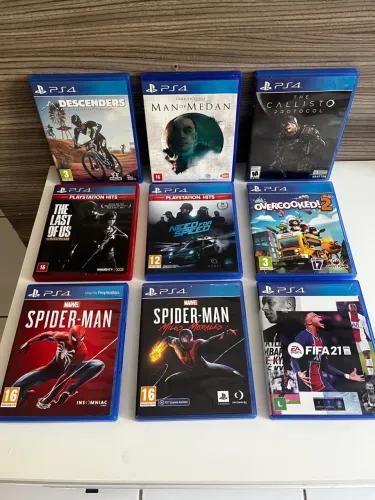 JOGOS PS4, 80 reais cada