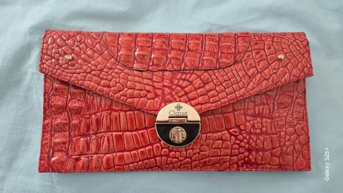 Bolsa Carteira Feminina Classe Croco