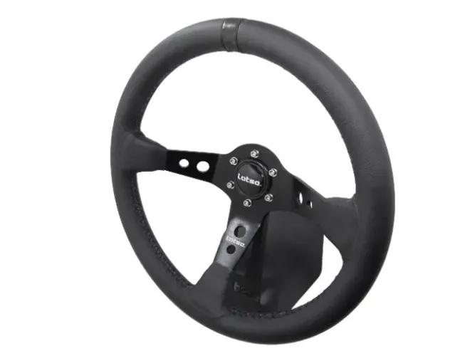 Volante Lotse Dakar Couro + cubo para instalação - Cabelo Race Shop Sorocaba