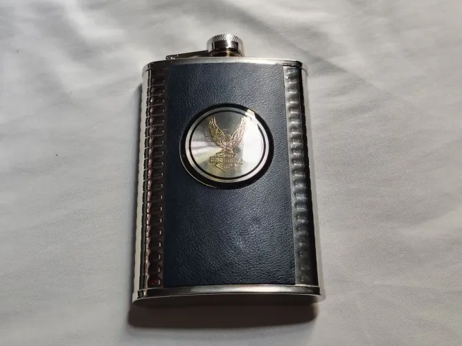 Cantil de bolso whisky Inox Luatek 240ml