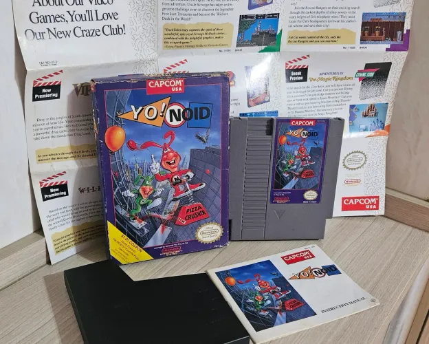 Yo Noid Original CIB Nintendo Nes Nintendinho