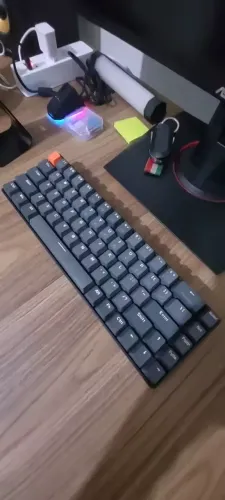 Teclado Mecânico 60% K68 Ergonômico Sem Fio Para Pc