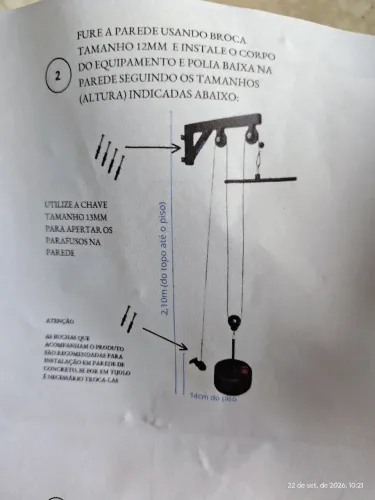 Mono crossover de parede duplo com puxada alta e baixa NOVO
