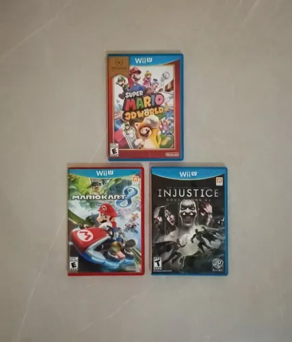3 jogos originais Nintendo wiiU em perfeito estado os 3 por 145