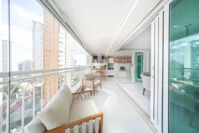 Apartamento 3 suítes e 4 vagas MOBILIADO no Anália Franco condomínio Conquest