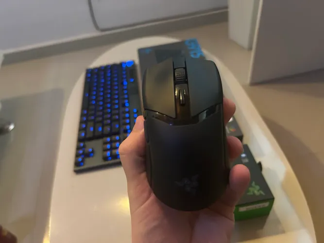 KIT GAMER TECLADO E MOUSE PRO (LOGITECH,RAZER)