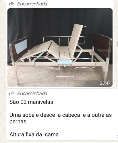 Vende-se cama hospitalar em bom estado retirar em guaianases zona leste l