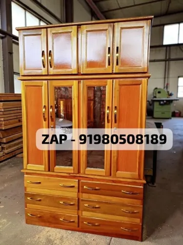 Roupeiro casal madeira Tatajuba completo novo