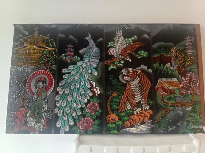 Moldura para quadro vintage década de 70