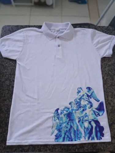 CAMISETA POLO PIQUET MANGA CURTA ,M<br><br>MASCULINA/FEMININA<br><br><br>ANGELS or DEMONS<br><br>VALOR 70$
