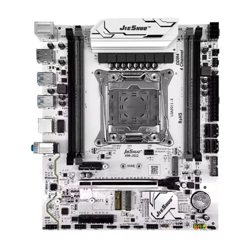 Placa-mãe JIESHUO X99 JS12 DDR4 - LGA 2011-3 - Nova, sem uso