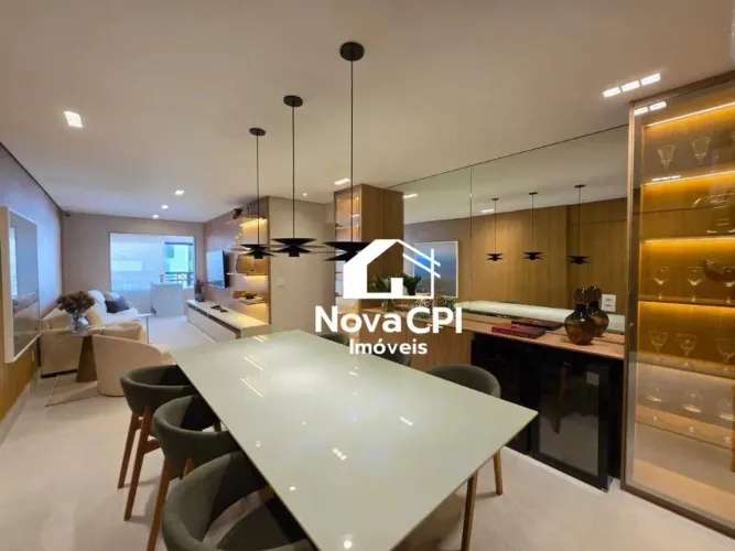 Lançamento na Guilhermina em Praia Grande Apartamento com 3 Suítes e Varanda Gourmet