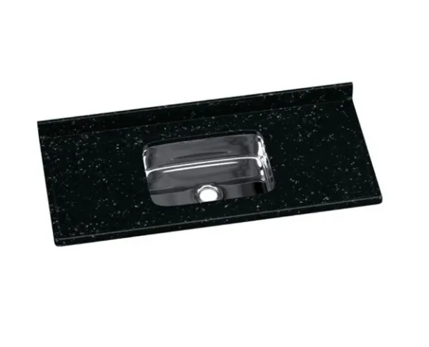 Pia Sintética 120x55cm c/ Cuba Inox