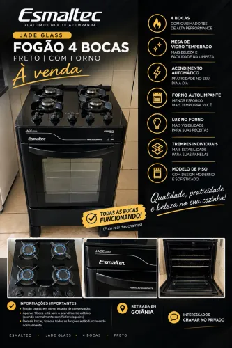 FOGÃO ESMALTEC