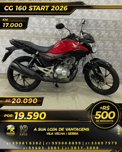 Moto Honda CG 160 START 2026