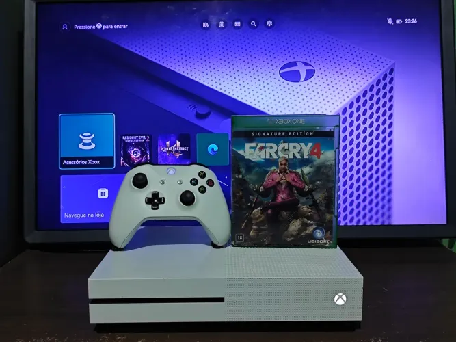 Xbox One S 1TB + 1 Controle + 1 Jogo 