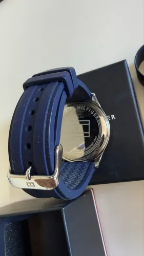 Relógio Masculino Tommy Hilfiger Azul com Pulseira de Silicone