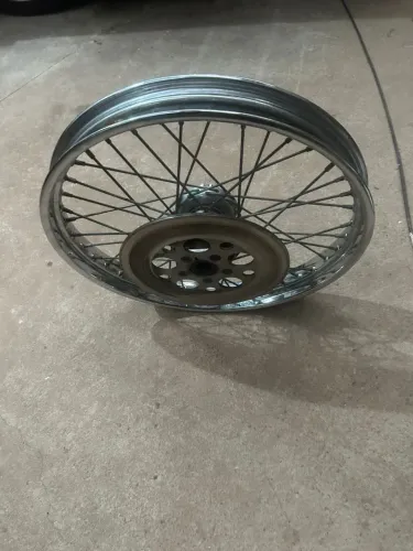 Roda aro 21" para Road King EVO. completa com disco de freio e rolamentos + Cubo Twim Cam