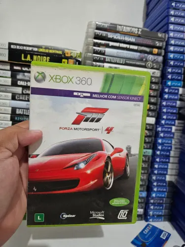 Vendo Forza Motorsport 4 de Xbox 360 em perfeito estado de conservação.