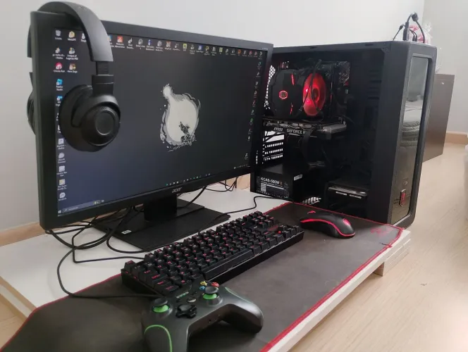 PC Gamer Completo RTX 2060 | i5 9400F | 16GB RAM | SSD 1TB + Monitor