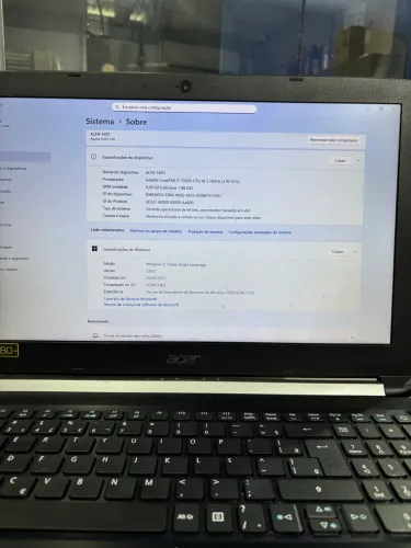 Notebook ACER I7