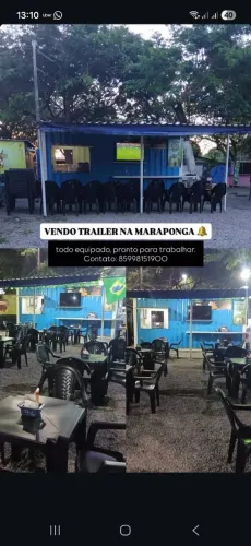 Vendo trailer container todo equipado pronto pra trabalhar maraponga!