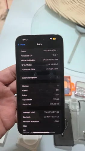 Iphone 15 pro max 256 GB