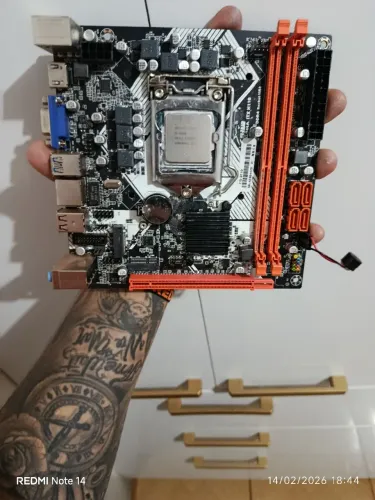 Placa Mãe DDR 4 e processador i5 6500