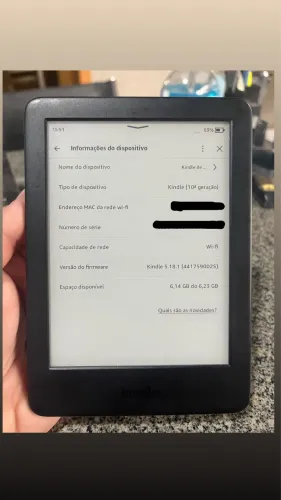 Vendo Kindle 10ª Geração