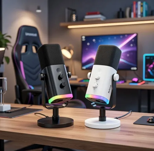 Microfone Fifine AM8 USB/XLR RGB 