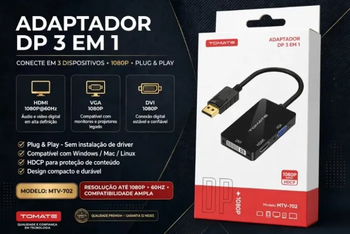ADAPTADOR 3 EM 1