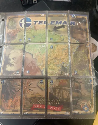 Coleção cartão telefônico Brasil 500 anos 