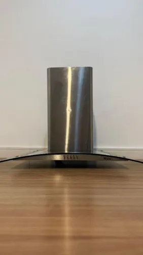Coifa Philco Glass 90cm Inox e Vidro Curvo