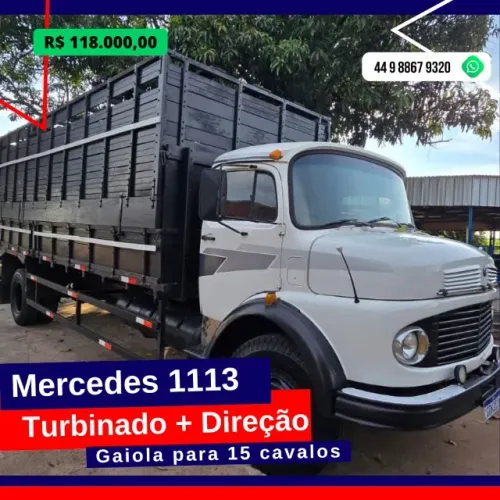 VENDE-SE Caminhão Mercedes-Benz 1113 - Ano 1980
