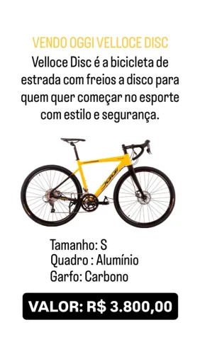 Bicicleta Oggi Velloce Estrada