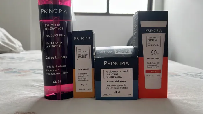 Principia rotina de rosto
