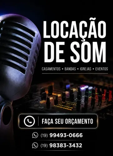 ? SONORIZAÇÃO PROFISSIONAL PARA EVENTOS ?