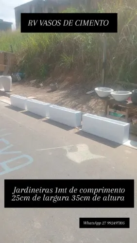 Vasos de cimento