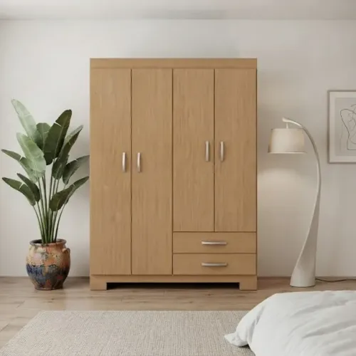 OFERTA Guarda roupa de solteiro com 4 portas