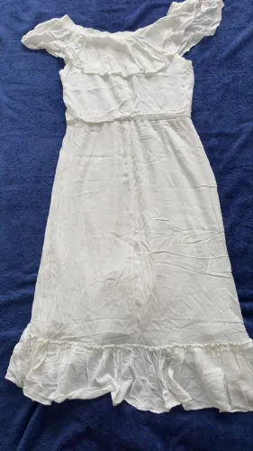 Vestido tecido crepe com foro tam 40 / P (Usado)