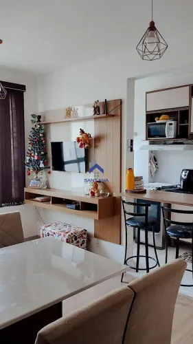 APARTAMENTO DE 44M² COM 2 QUARTOS NO CONDOMÍNIO PORTO FINO NO BAIRRO JARDIM JARAGUÁ EM TAU