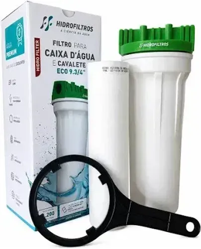 Filtro p/ Caixa D'água e Cavalete Eco 9.3/4" - Novo a pronta entrega