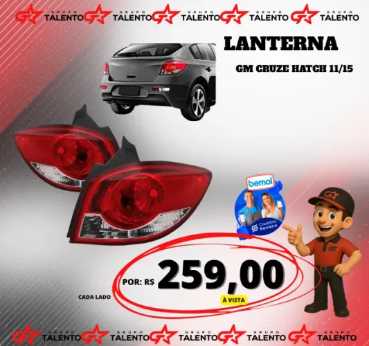 LANTERNA CRUZE HATCH 
