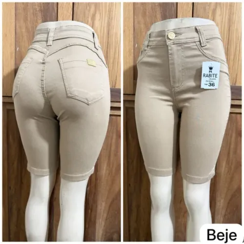 Short Pedal Jeans Feminino