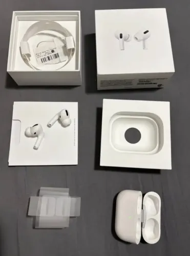 Fone De Ouvido Apple AirPods Pro 1a Geração Com Case Magsafe Branco