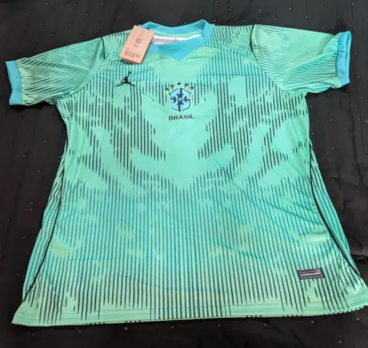 Liquidação Camisa Brasil Goleiro Verde 1Linha